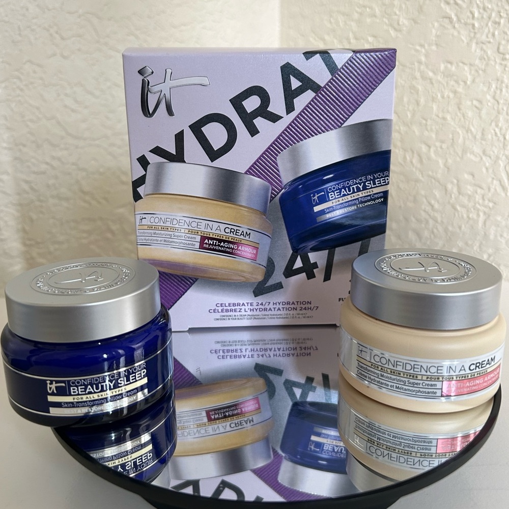 IT Cosmetics Celebrate 24/7 Hydration Anti-Aging Skincare Gift Set Confidence in - Picture 2 of 11